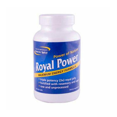 North American Hreb & Spice North American Herb and Spice Royal Power 90 Vegetarian Capsules