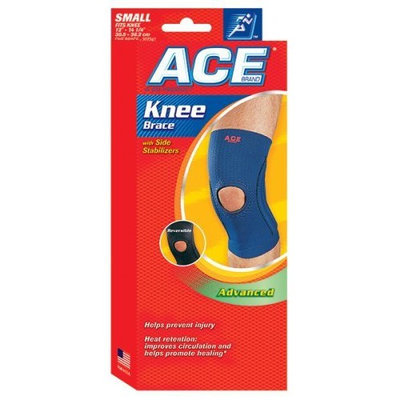 ACE Neoprene Knee Brace with Side Stabilizers, Small