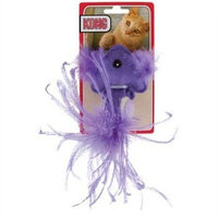 KONG Tennis Ball Fish Catnip Toy, Colors Vary