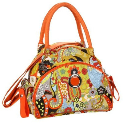 Kalencom Bellisima Sponge Nylon Continental Flair Bag, Hannah's Paisley (Discontinued by Manufacturer)
