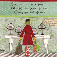 Ideal Home Range 4 Packs Paper Cocktail Napkins Santa Prefers