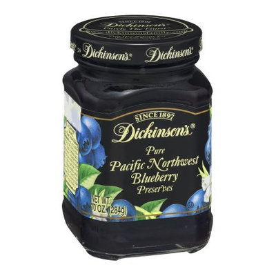 Dickinsons Blueberry Preserves, 10 OZ (Pack of 6)