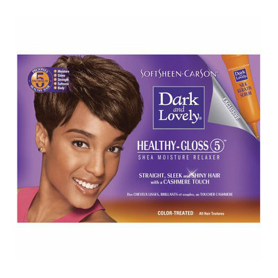 SoftSheen-Carson Dark And Lovely Healthy-Gloss 5 Shea Moisture Relaxer Color-Treated Hair Treatment Kit