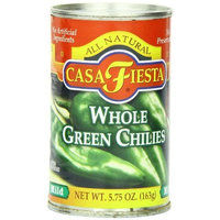 Casa Fiesta Whole Green Chilies, 5.75 Ounce (Pack of 24)
