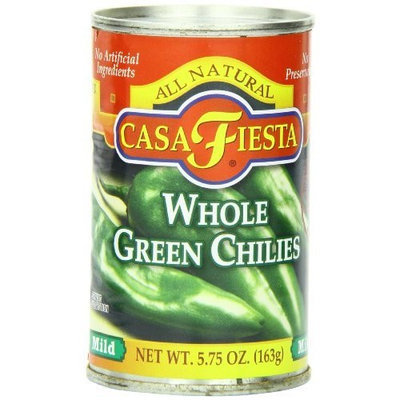 Casa Fiesta Whole Green Chilies, 5.75 Ounce (Pack of 24)