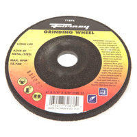 Forney 71876 Grinding Wheel with 5/8-Inch Arbor Metal Type 27 A24R-BF 4-Inch-by-1/4-Inch