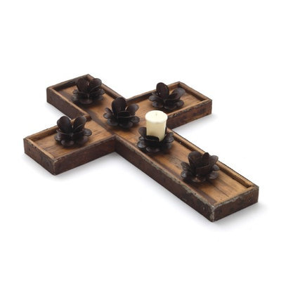 Go Home, Ltd. Vintage Hip Rustic Rose Cross