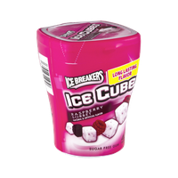 Ice Breakers Ice Cubes Raspberry Sorbet Sugar Free Gum - 40 CT