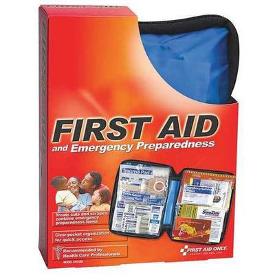 First Aid Only Emergncy PrepardnssKit (Fabric, 105 Pieces). Model: FAO-562GR