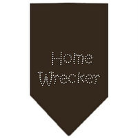Ahi Home Wrecker Rhinestone Bandana Cocoa Small