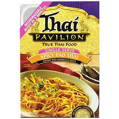 Thai Pavilion Single Serve Microwavable Spicy Pad Thai, 2.79-Ounce Boxes (Pack of 6)