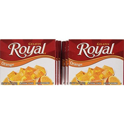 Royal Gelatin, Orange, 1.4-Ounce (Pack of 12)
