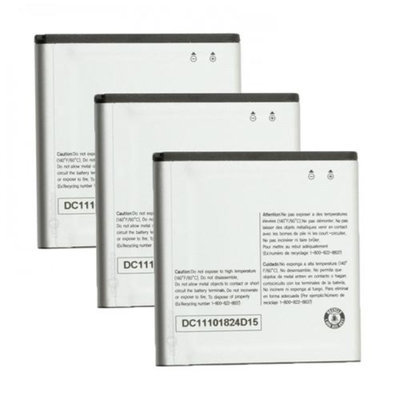 Battery for Pantech PBR-55H (3-Pack) Replacement Battery