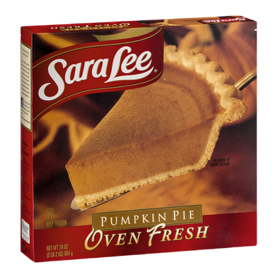 Sara Lee Pumpkin Pie Oven Fresh