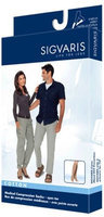 Sigvaris Cotton 232CXSO66 20-30 mmHg Open Toe Socks Crispa - Extra Large Short