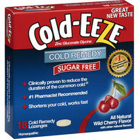 Cold-Eeze Cold Remedy Natural Wild Cherry Flavor Lozenges - 18 Ct