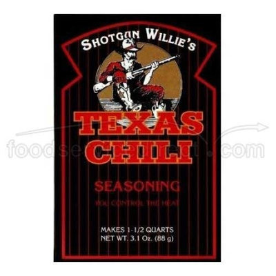 Jardine Foods, Inc. Shotgun Willie Texas Chili Seasoning -- 3.1 oz