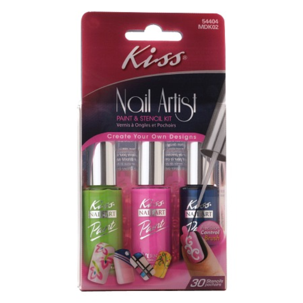 Kiss Nail Artist Paint & Stencil