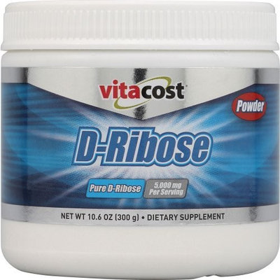 Vitacost Brand Vitacost D-Ribose Bioenergy Ribose -- 5000 mg per serving - 10.6 oz (300 g)
