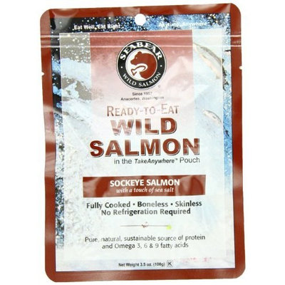 SeaBear Ready-to-Eat Sockeye Salmon, 3.5 Ounce Unit