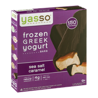 Yasso Frozen Greek Yogurt Bars Sea Salt Caramel - 4 CT