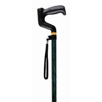 Medbasix Pillow Grip Single Point Cane Color: Green