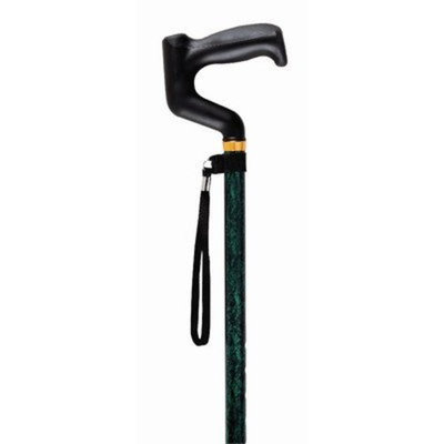 Medbasix Pillow Grip Single Point Cane Color: Green
