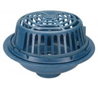 Zurn-wilkins Zurn Wilkins Z100-6NH 6 x 5 Diameter Main Roof Drain, No Hub Outlet, Poly Dome