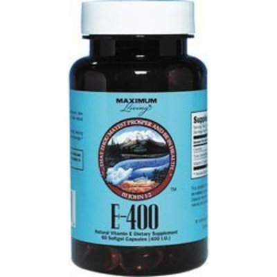 Maximum Living Vitamin E 400 400 IU 60 Sgels
