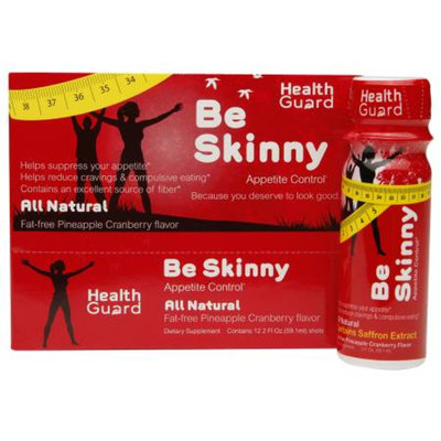 Health Guard Be Skinny All Natural Appetite Control Shots Pineapple Cranberry