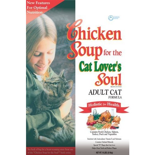 Chicken Soup For The Pet Lover's Soul Chicken Soup for the Cat Lover's Soul Dry Cat Food for Adult Cat, Chicken Flavor, 18 Pound Bag