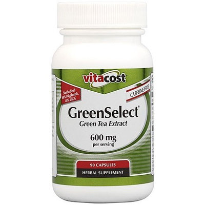 Vitacost Brand Vitacost GreenSelect Green Tea Extract Phytosome -- 600 mg per serving - 90 Capsules