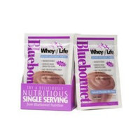 Whey of Life Protein Powder Natural Chocolate Flavor Bluebonnet 8 Packet