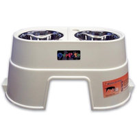 Our Pet's OurPets Healthy Pet Diner Elevated Feeder, Black, 8 Inches