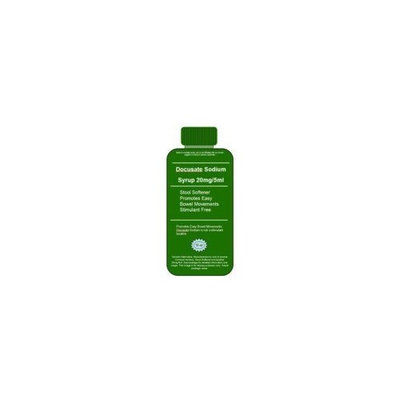 Pharmaceutical Associates, Inc. Docusate Sodium Syrup USP Stool Softener Laxative - 16 fl. oz.