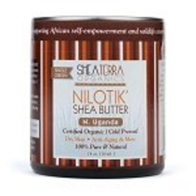 Shea Terra Organics Shea Nilotica Certified Organic Shea Butter 4 oz