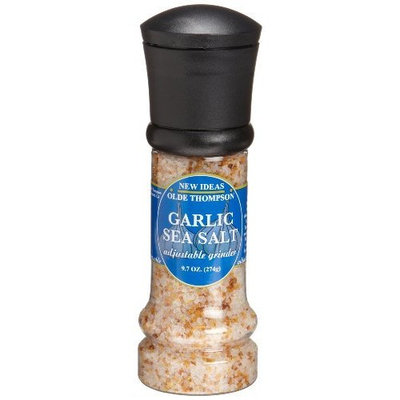Olde Thompson e Thompson Garlic Sea Salt, 9.7-Ounce Grinders (Pack of 2)