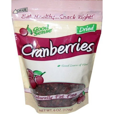Good Sense Cranberries, 6 Ounce Bags (Pack of 6)