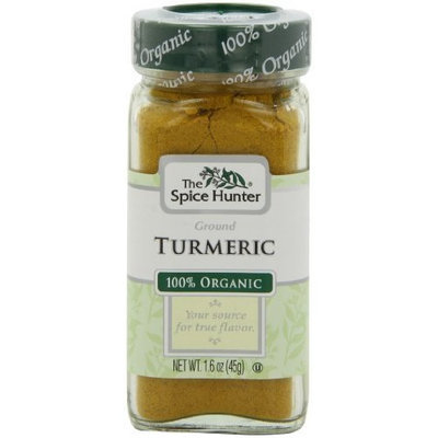 The Spice Hunter Organic Ground Turmeric, 1.6-Ounce Jar (Pack of 3)