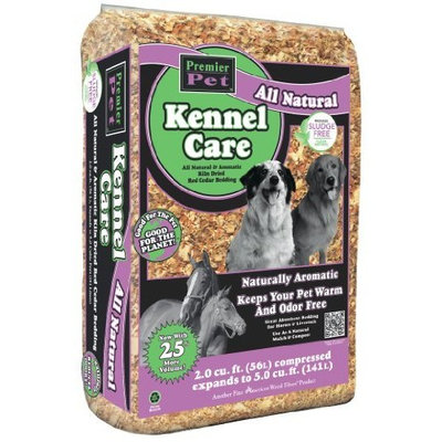 F.M.BROWN'S Premier Pet, Press-Packed Bedding, 5.0 Cubic Feet Red Cedar Shavings