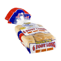 Harvest Pride Hot Dog Buns Foot Long - 6 CT