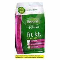 Depend for Women Fit Kit-Try All Three Sizes!