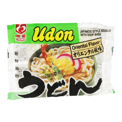 Myojo Udon Japanese Style Noodles with Soup Base Oriental Flavor