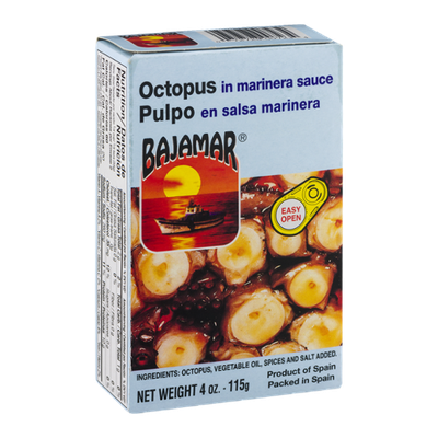 Bajamar Pulpo Octopus in Marinera Sauce