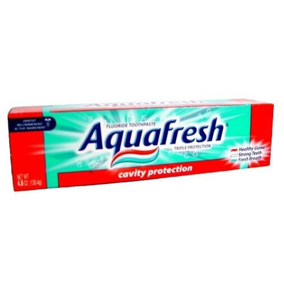 Aqua Fresh Triple Protection Toothpaste 4.6 Oz (Pack of 12)