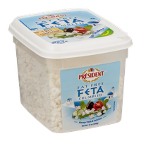President Fat Free Feta Crumbled