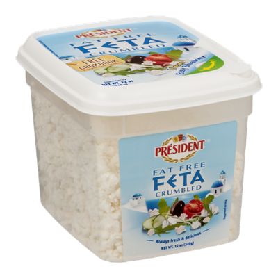President Fat Free Feta Crumbled
