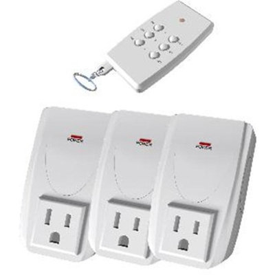 Westinghouse 28064 Indoor/Outdoor Power Remote Control Combo, 3-Pack