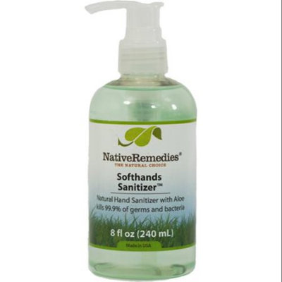 Native Remedies Softhands Sanitizer, 8 Fl Oz