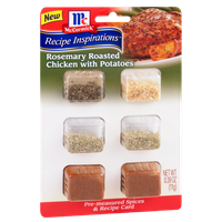 McCormick® Rosemary Roasted Chicken with Potatoes Spices & Recipe Card